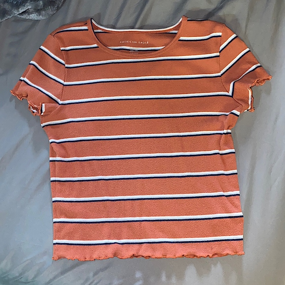 American Eagle striped shirt, size XS